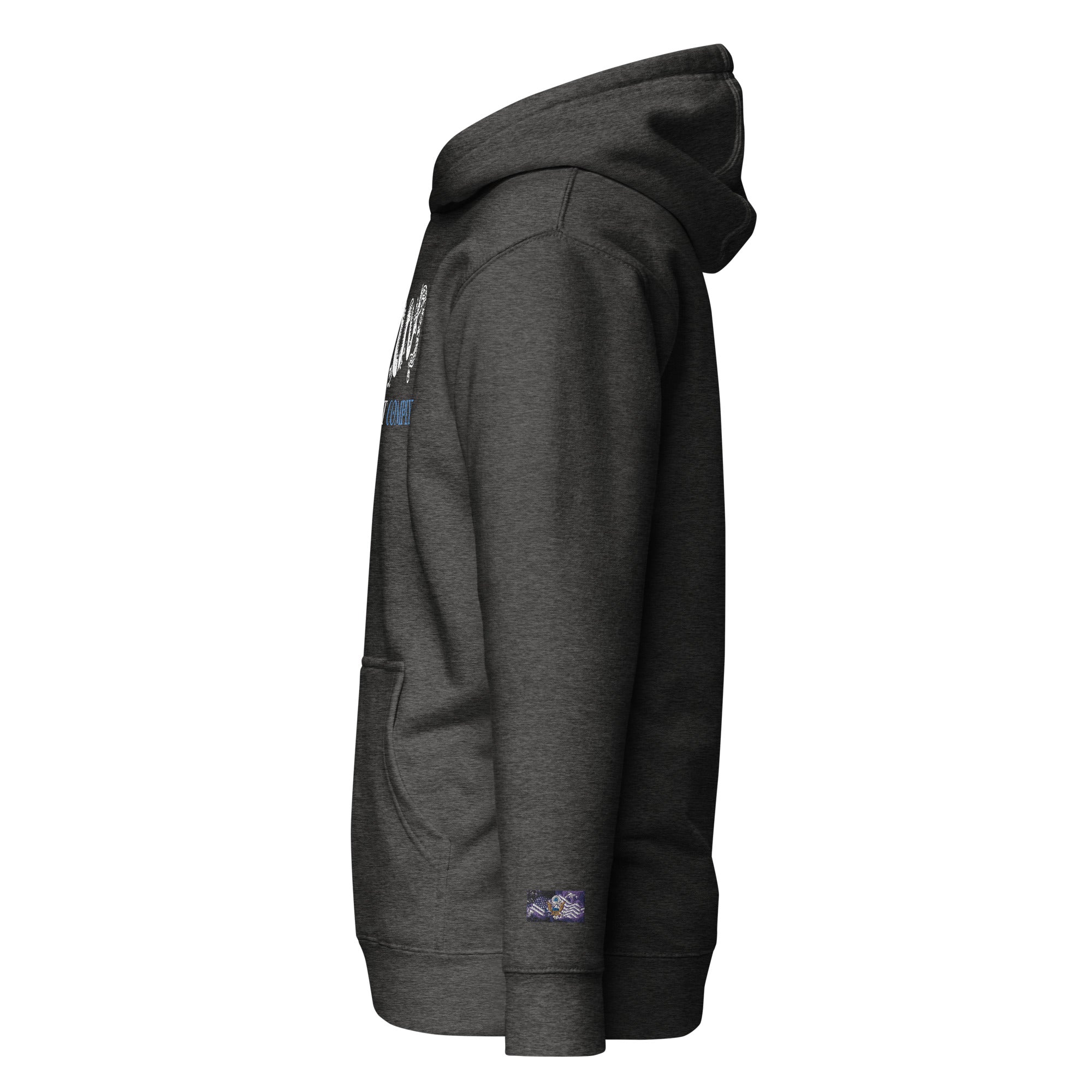 Constitutes - Do Not Comply Political Hoodie. Charcoal. Civil Disobedience. Civil Protests. Civil Infiltration.